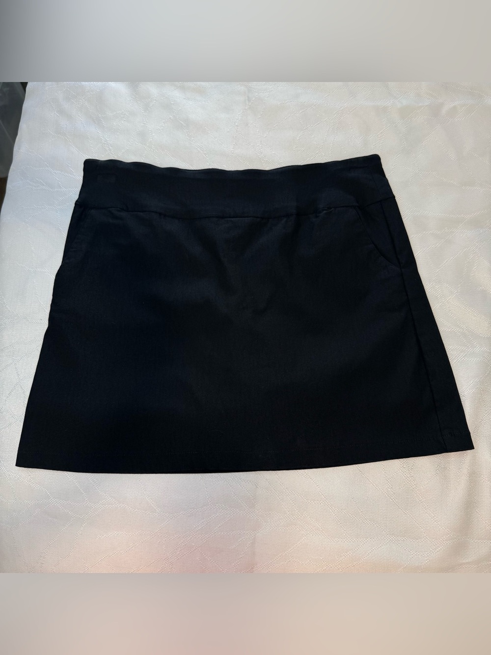 Attyre Black Skort Tennis Golf Pickleball Pockets SZ 8